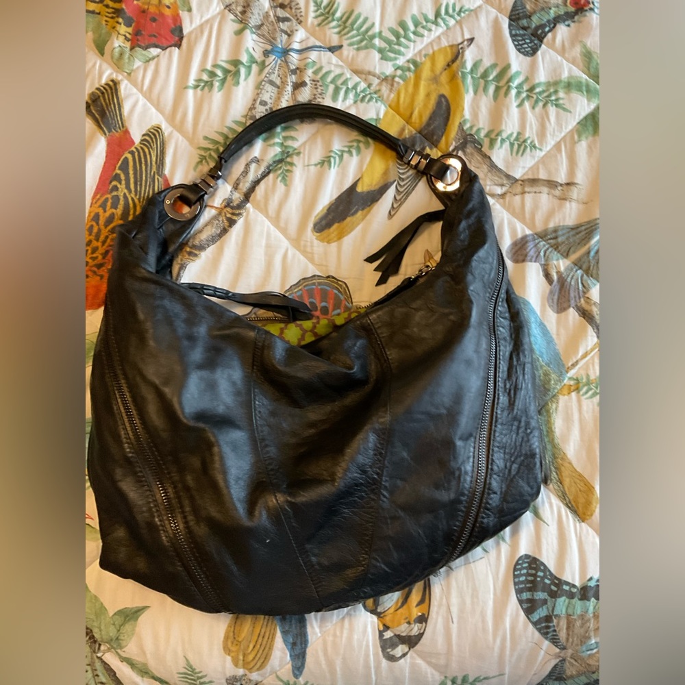 Oryany large leather shoulder bag